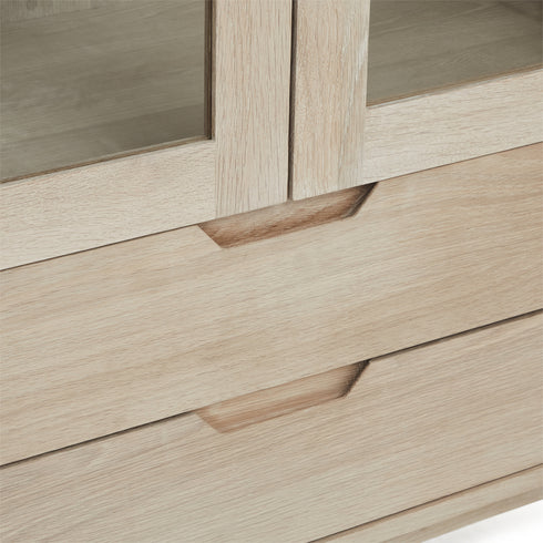 Display Cabinet Nyborg - White Oil